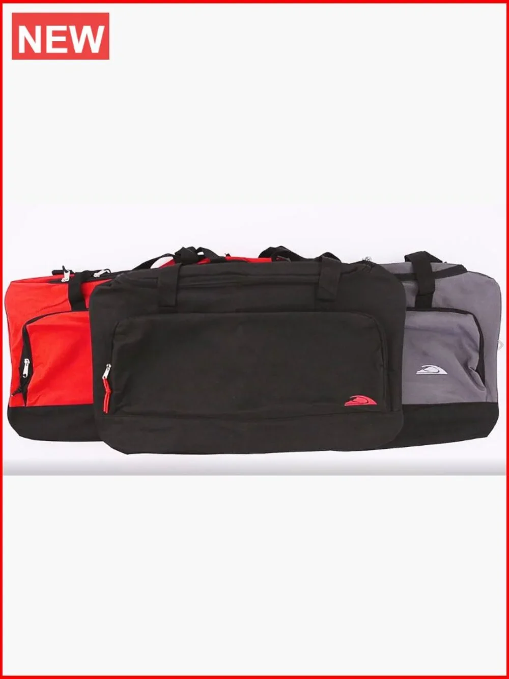 Canvas Sports Duffel Bag Gym Travel Overnight Weekender Gear Bag Polyester